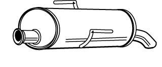 Alternativ bild 0 för Bakre ljuddämpare Walker