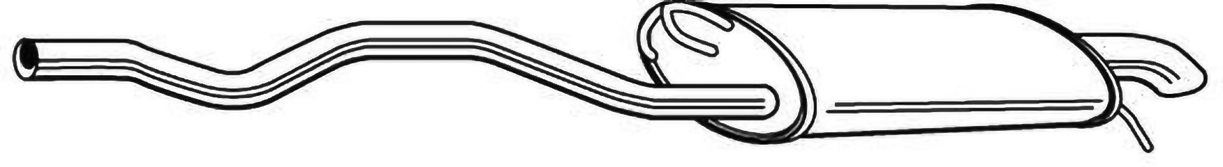 Alternativ bild 0 för Bakre ljuddämpare