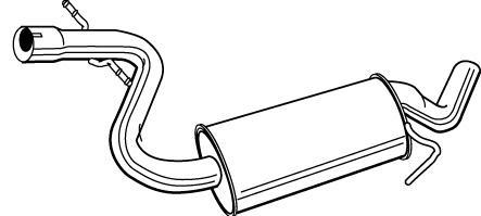 Alternativ bild 0 för Mellan ljuddämpare Walker