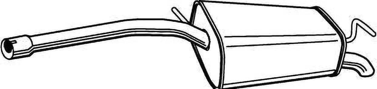 Alternativ bild 0 för Bakre ljuddämpare