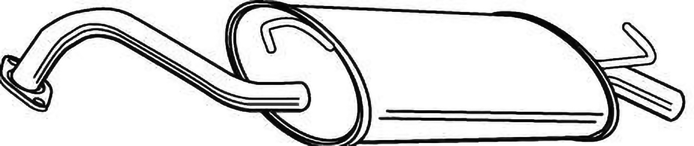 Alternativ bild 0 för Bakre ljuddämpare Walker