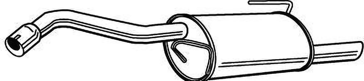 Alternativ bild 0 för Bakre ljuddämpare