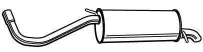Alternativ bild 0 för Bakre ljuddämpare