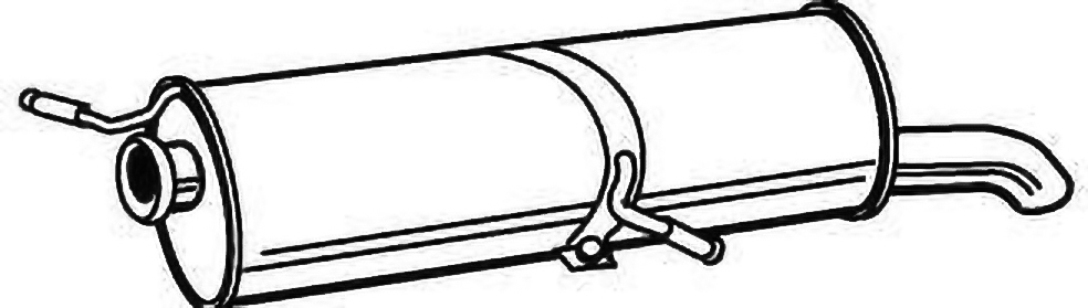 Alternativ bild 0 för Bakre ljuddämpare