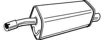 Alternativ bild 0 för Bakre ljuddämpare