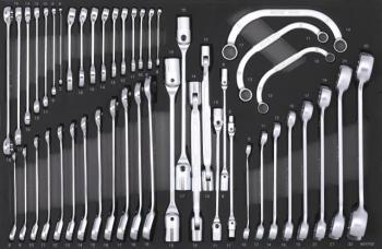 Kombinationssats Blocknyckelsats & Lednycklar 47-Delar SFS Sonic