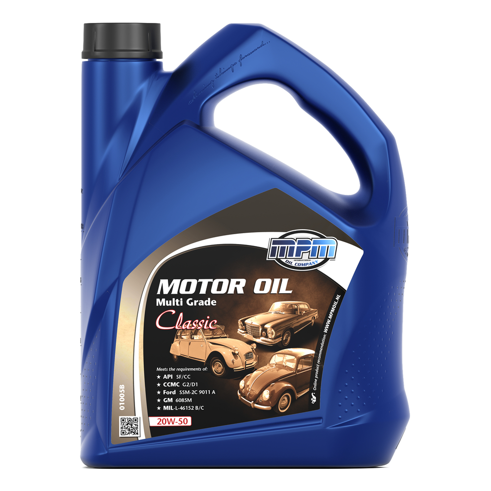 MPM Multi Grade Classic 20W-50 Motorolja Dunk 5 l