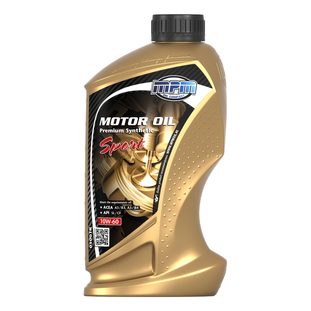 MPM Premium Synthetic Sport 10W-60 Motorolja 1 l