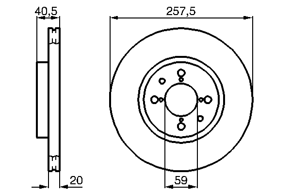 Alternativ bild 0 för Bromsskiva