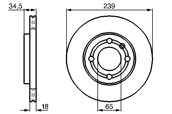 Alternativ bild 0 för Bromsskiva