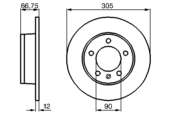 Alternativ bild 0 för Bromsskiva