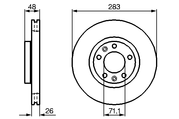 Alternativ bild 0 för Bromsskiva