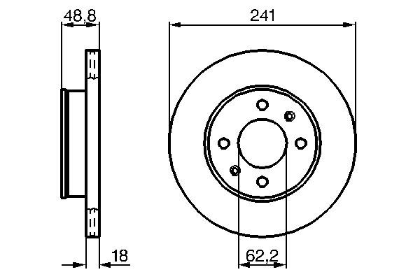Alternativ bild 0 för Bromsskiva