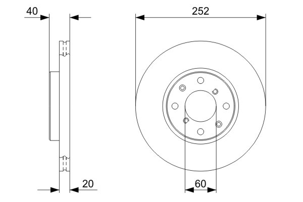 Alternativ bild 0 för Bromsskiva