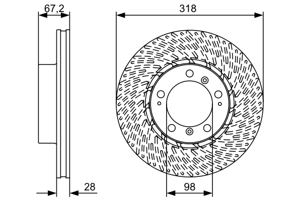Alternativ bild 0 för Bromsskiva