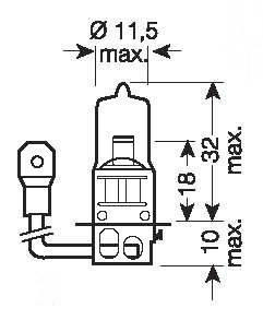 Alternativ bild 0 för Osram Truckstar Pro - Glödlampa H3 70W 24 V 1-pack