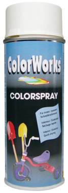 Colorworks RAL 9010 - Sprayfärg Vit Halvblank 400 ml