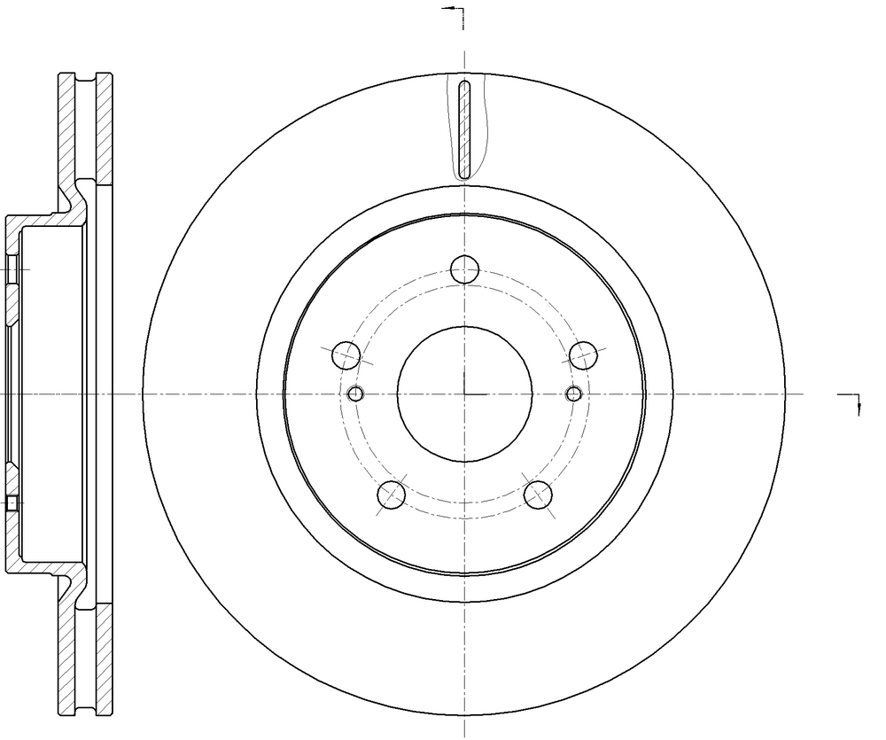 Alternativ bild 0 för Bromsskiva Bosch