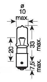 Osram Original - Glödlampa H21W 21W 12 V 1-pack