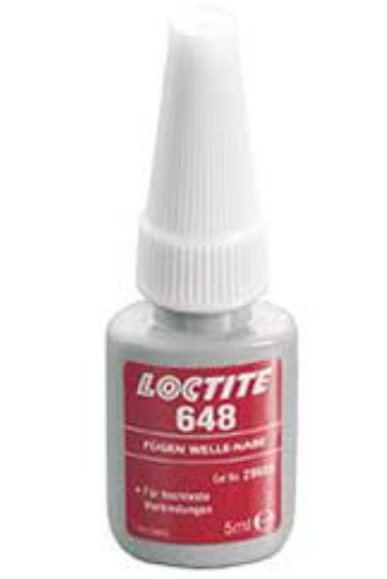 Loctite 648 Retaining Compound - Lim för cylindriska förband 5 ml