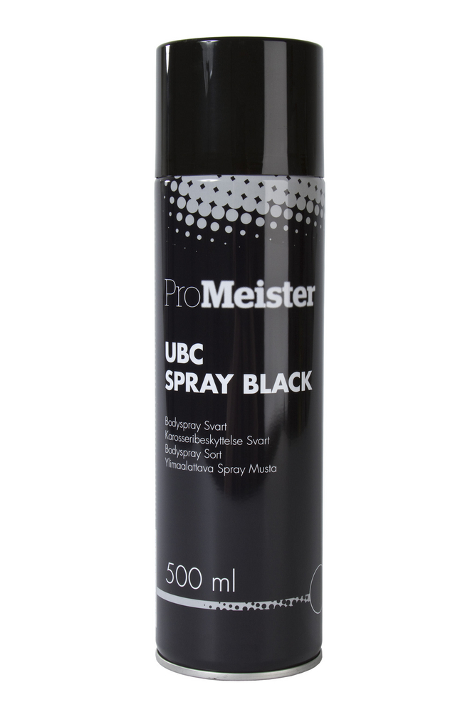 ProMeister UBC Spray - Tjockflytande rostskyddsmedel Svart 500 ml