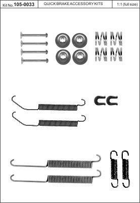 Alternativ bild 0 för Monteringssats för bromsbackar ProMeister