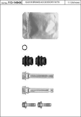 Alternativ bild 0 för Glidbultsats