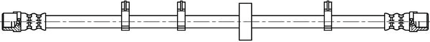 Alternativ bild 0 för Bromsslang ProMeister