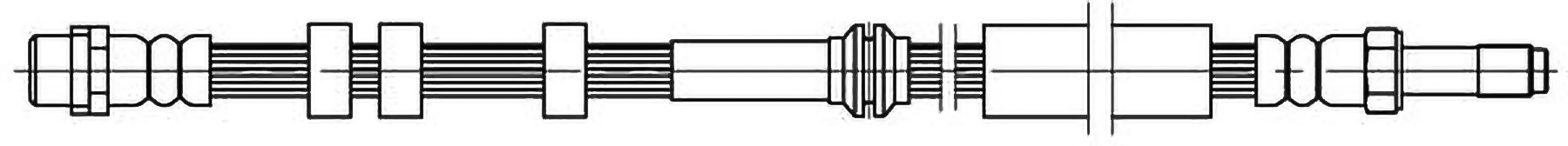Alternativ bild 0 för Bromsslang ProMeister