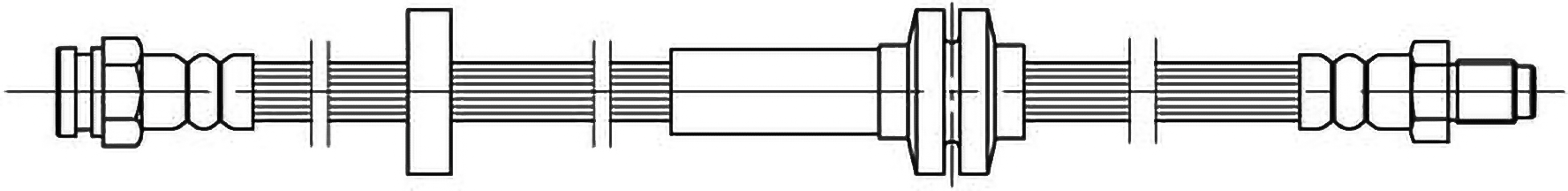 Alternativ bild 0 för Bromsslang ProMeister