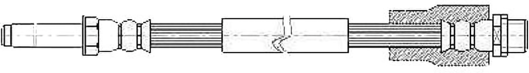 Alternativ bild 0 för Bromsslang ProMeister