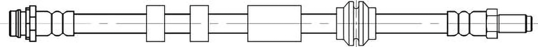 Alternativ bild 0 för Bromsslang
