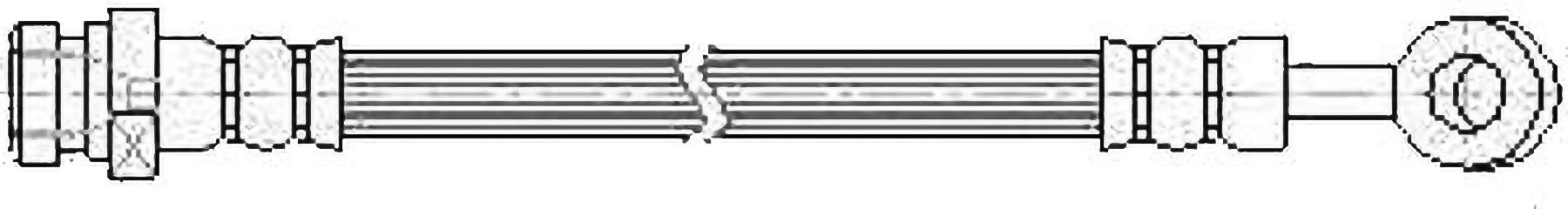 Alternativ bild 0 för Bromsslang