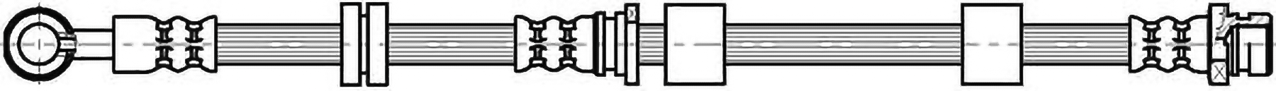 Alternativ bild 0 för Bromsslang ProMeister