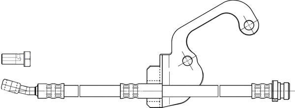 Alternativ bild 0 för Bromsslang ProMeister