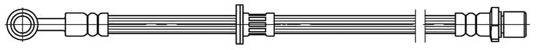 Alternativ bild 0 för Bromsslang ProMeister