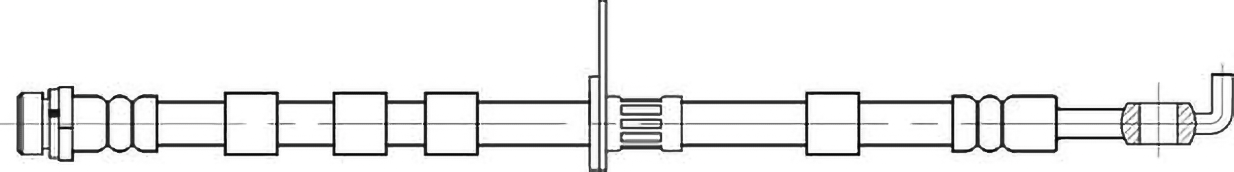 Alternativ bild 0 för Bromsslang ProMeister
