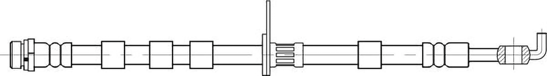 Alternativ bild 0 för Bromsslang ProMeister
