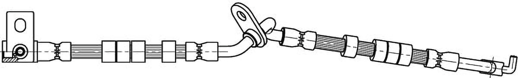 Alternativ bild 0 för Bromsslang ProMeister