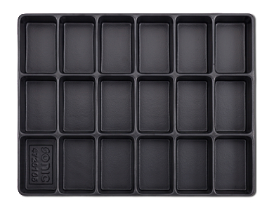 Lådinsats Med 18 Fack (290x370x48mm)