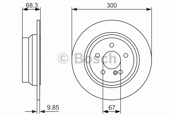 Alternativ bild 0 för Bromsskiva