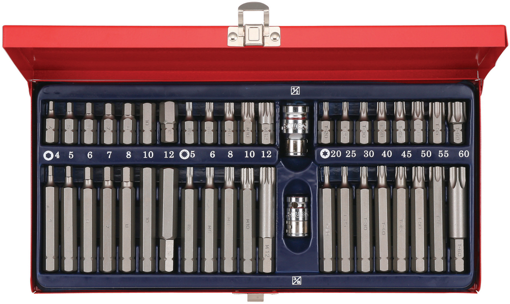 Bitssats Insex 4-12mm TX T20-T60 & Spline M5-M12 42-Delar