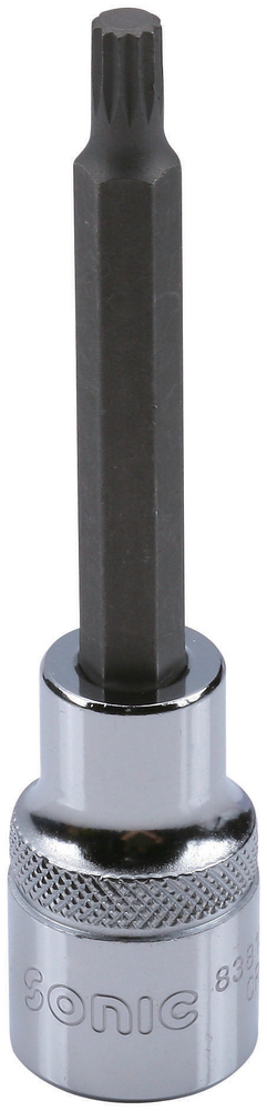 Bitshylsa 1/2" M6 mm Spline Lång