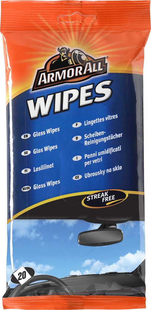 Armor All Wipes, Glass - 20 wipes