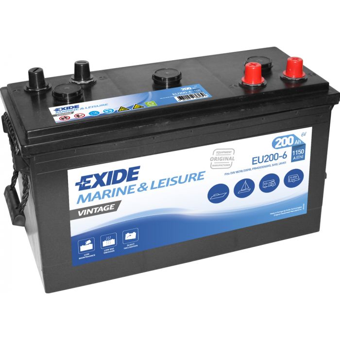 Huvudbild för Batteri Exide Classic 200 Ah