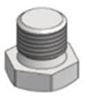 Oljeplugg M17x1,5mm Till Sats (PT5353) ProMeister
