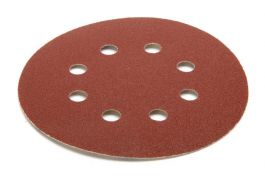 Kardborrerondell Abrasive Röd 125mm 8H P120 Mirka