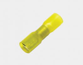 Limflatstiftshylsa Gul 4-6 mm² 6.3x0.8 mm