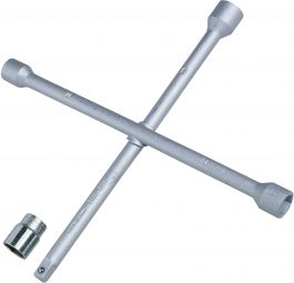 Fälgkors med 17,19 och 21 mm + 1/2" Carwise