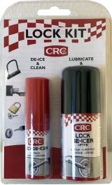 CRC Låsfixarkit, De-Icer + PTFE - Låsolja, borttagning och skydd mot frost 40 + 15 ml